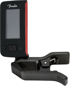 Genuine Fender Original Clip-On Color LCD Tuner for Guitar, Banjo - FIESTA RED
