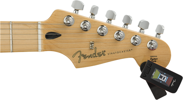 Genuine Fender Original Clip-On Color LCD Tuner for Guitar, Banjo - FIESTA RED