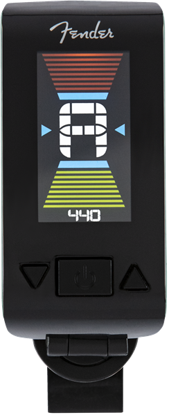 Genuine Fender Original Clip-On Color LCD Tuner for Guitar, Banjo - DAPHNE BLUE