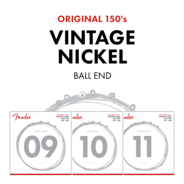 Fender 150L Pure Nickel Electric Guitar Strings Set - LIGHT 9-42