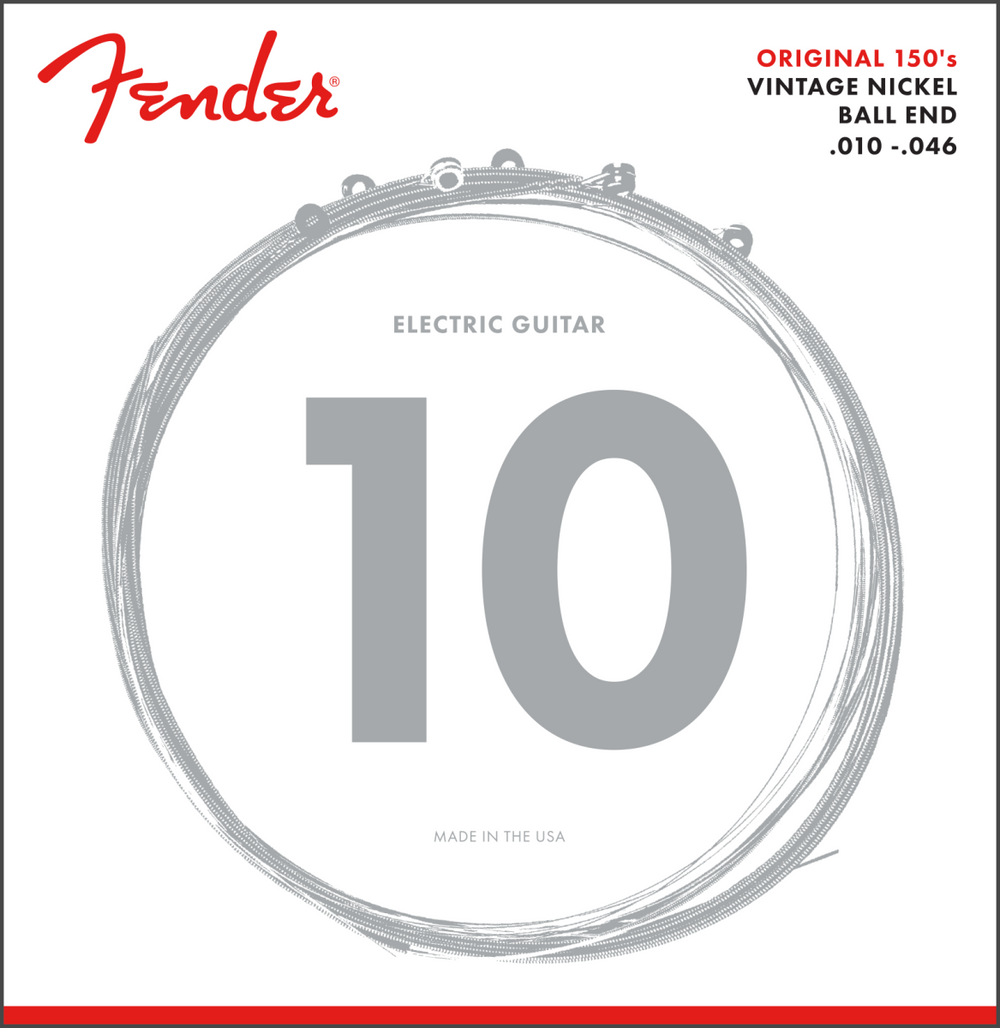 Fender 150R Pure Nickel Electric Guitar Strings Set - REGULAR 10-46