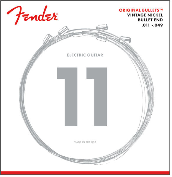 Fender 3150M Original Bullets Electric Guitar Strings Set - MEDIUM 11-49