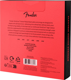 Fender 3-PACK 4250R Ultracore Electric Guitar Strings, NPS, Bullet End, 10-46