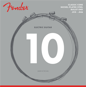 Fender 3255R Classic Core Electric Guitar Strings Set, NPS Bullet Ends 10-46