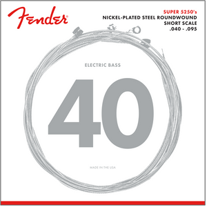 Fender 5250XL NPS Roundwound Electric Bass Strings Short-Scale EXTRA LIGHT 40-95
