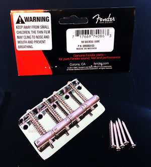 Genuine Fender Vintage Series American Jazz/Precision Bass Bridge - Chrome
