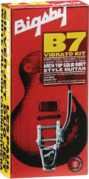 Bigsby B7 Arch-Top Gibson-Style Electric Guitar Vibrato Tailpiece Kit - CHROME