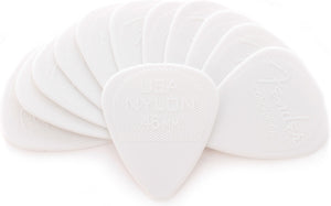 Fender Corona California Nylon Guitar Picks - .46mm, 12-Picks (1 Dozen)