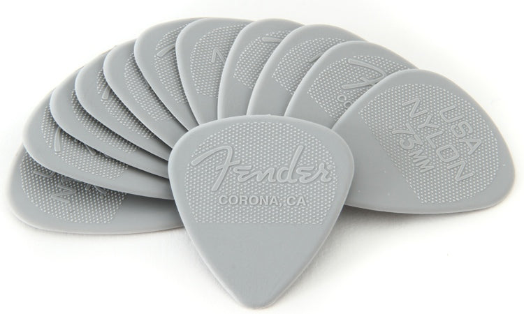 Fender Corona California Nylon Guitar Picks - .73mm, 12-Picks (1 Dozen)