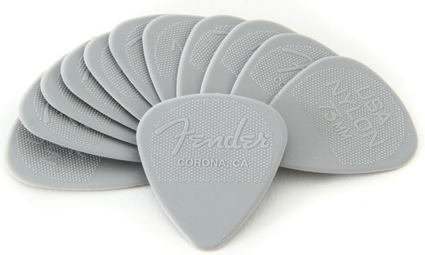 Fender Corona California Nylon Guitar Picks - .73mm, 12-Picks (1 Dozen)