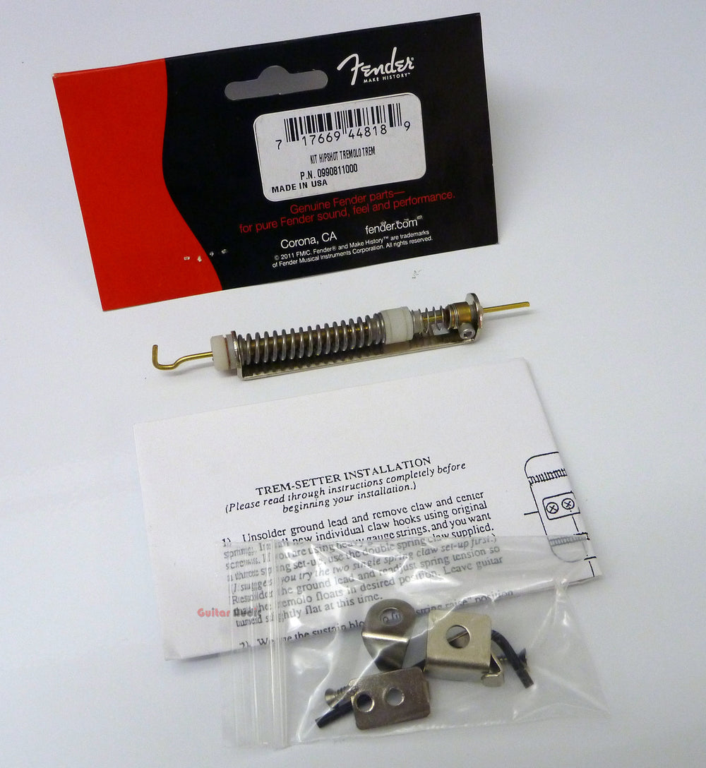 Genuine Fender Tremsetter Strat Guitar Tremolo Stabilizer Kit