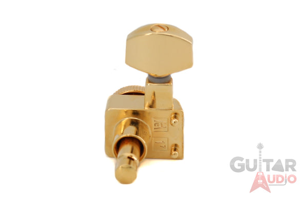 Genuine Fender Locking Guitar F Tuning Pegs Tuners Machines - GOLD