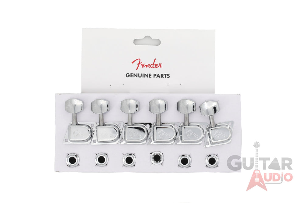 Genuine Fender CHROME '70s F Tuners Strat/Tele Stratocaster/Telecaster Machines