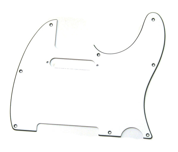 Genuine Fender American Standard Tele/Telecaster 8-Hole Guitar Pickguard - WHITE