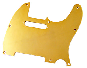 Genuine Fender Solid Metal American Standard Tele/Telecaster Pickguard - GOLD