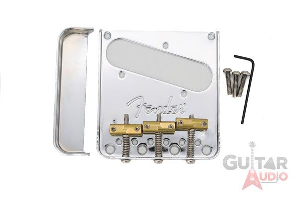 Genuine Fender Bridge Assembly Set for AMERICAN PRO Telecaster / Tele - Chrome