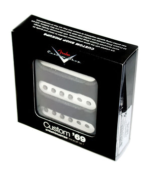Genuine Fender Custom Shop '69 Stratocaster Pickups Set - White - 099-2114-000