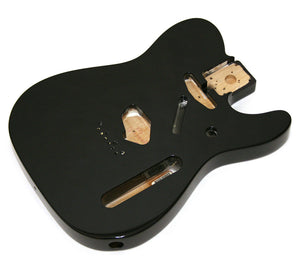Genuine Fender Mexico Tele/Telecaster SS Alder Body Vintage Bridge Mount - BLACK
