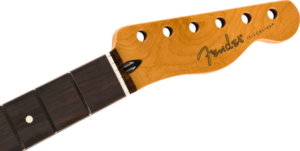 Fender Satin Roasted Maple Fat Telecaster Neck, 22 Medium Jumbo, Rosewood