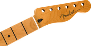 Fender Satin Roasted Maple Fat Telecaster Neck, 22 Medium Jumbo, 9.5", U Shape