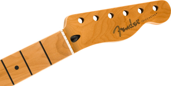 Fender Satin Roasted Maple Fat Telecaster Neck, 22 Medium Jumbo, 9.5", U Shape
