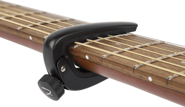 Genuine Fender Player Electric AND Acoustic Guitar Capo, Black