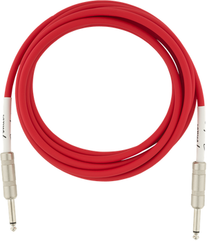 Genuine Fender Original Series Instrument/Guitar Cable, FIESTA RED, 10' ft