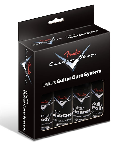 Genuine Fender Custom Shop 4-Step Deluxe Guitar Cleaning Kit, 099-0539-000