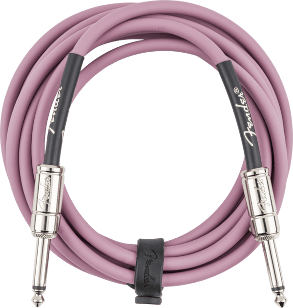 Fender Contour Series Guitar/Instrument Cable, Straight, 10' ft, Burgundy Mist
