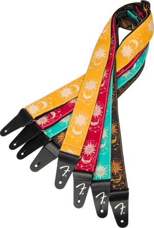 Genuine Fender American Vintage II Sun Guitar Strap, Dakota Red