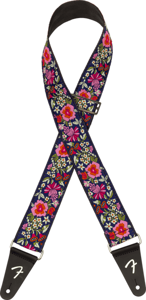 Genuine Fender Mosaic Jacquard Guitar Strap, Blue