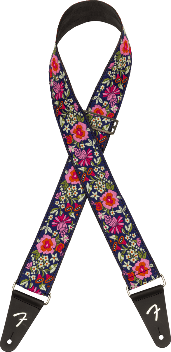 Genuine Fender Mosaic Jacquard Guitar Strap, Blue