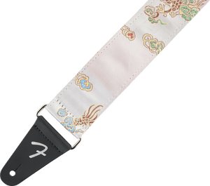 Genuine Fender Satin Dragon Guitar Strap, Ivory