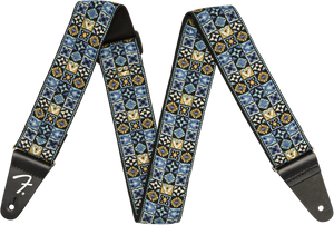 Genuine Fender 2" Festival Series Adjustable Guitar Strap, Blue