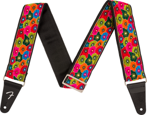 Genuine Fender Wild Bloom Strap, Green, 2"