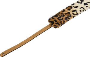 Genuine Fender Joe Strummer Vintage Guitar Strap - Black/Leopard 099-0640-017