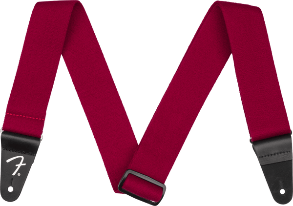 Genuine Fender Supersoft 2" Wide Guitar Strap - Maroon - 099-0642-088