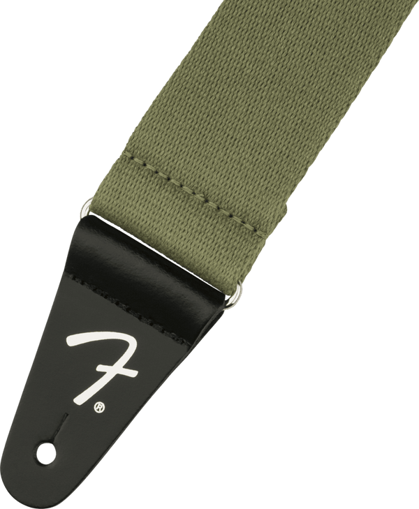 Genuine Fender Supersoft 2" Wide Guitar Strap - Olive - 099-0642-098