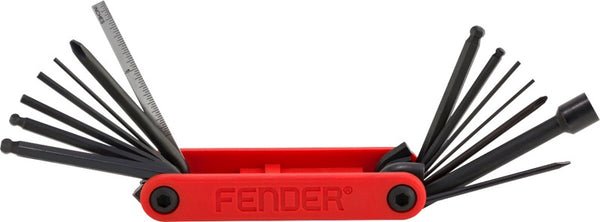 Genuine Fender 14-in-1 Guitar/Bass Multi-Tool Maintenance 099-0654-020