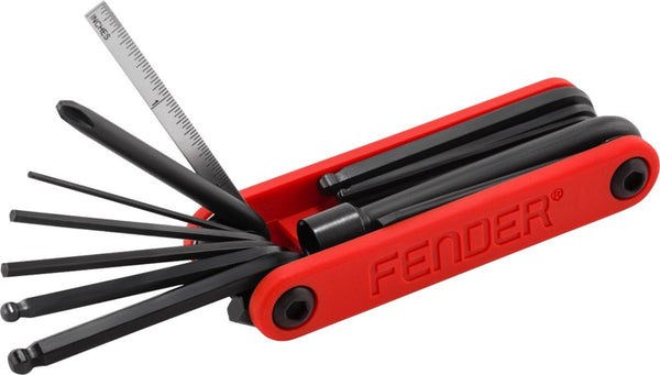 Genuine Fender 14-in-1 Guitar/Bass Multi-Tool Maintenance 099-0654-020