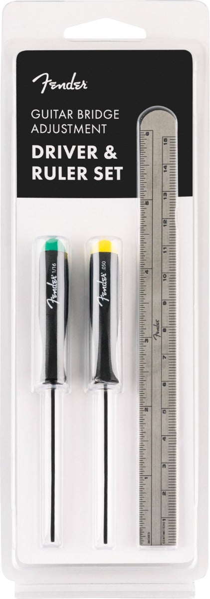 Fender Guitar Tools Driver/Ruler Measurements Combination Set