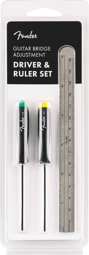 Fender Guitar Tools Driver/Ruler Measurements Combination Set