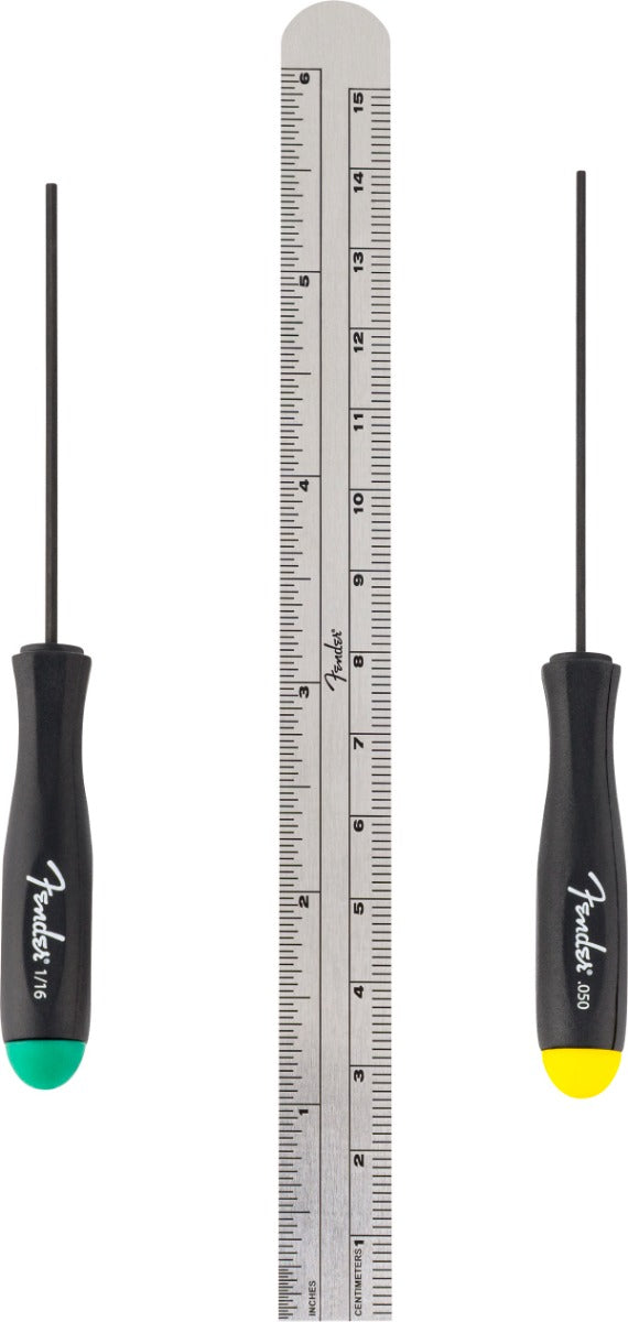 Fender Guitar Tools Driver/Ruler Measurements Combination Set