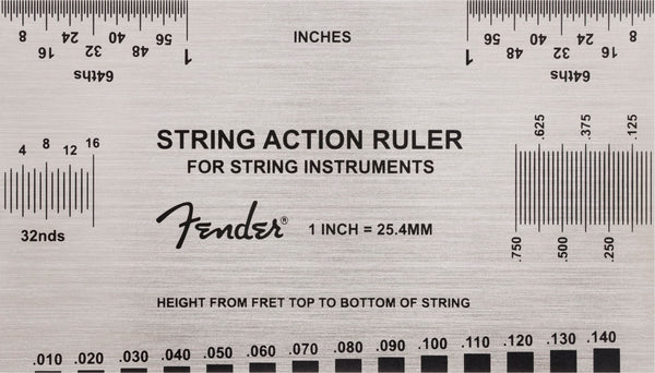 Fender Guitars Professional Stainless Steel String Action Gauge