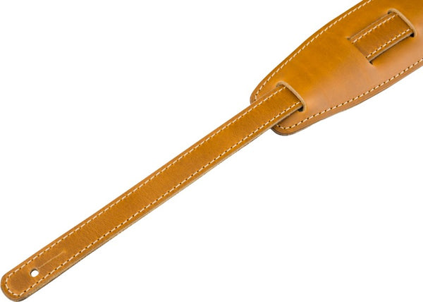 Genuine Fender Vintage Saddle Leather Guitar Strap, Butterscotch 099-0689-050