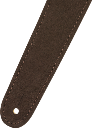 Genuine Fender 2" Wide Suede Guitar Strap, Brown/Tan, Reversible