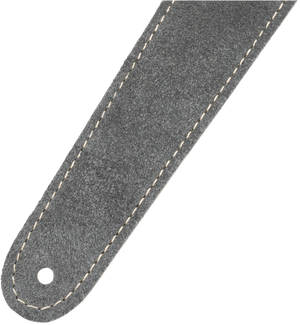 Genuine Fender 2" Wide Suede Guitar Strap, Gray/Tan, Reversible