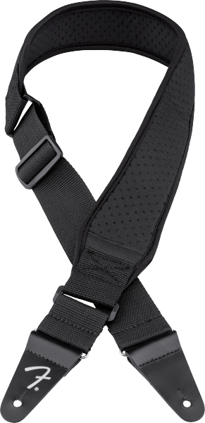 Fender Swell Neoprene Guitar Strap, Ultimate Comfort, 2" Wide, Black