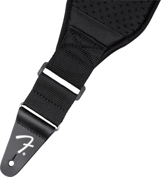 Fender Swell Neoprene Guitar Strap, Ultimate Comfort, 3" Wide, Black