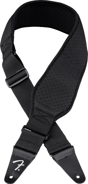 Fender Swell Neoprene Guitar Strap, Ultimate Comfort, 3" Wide, Black
